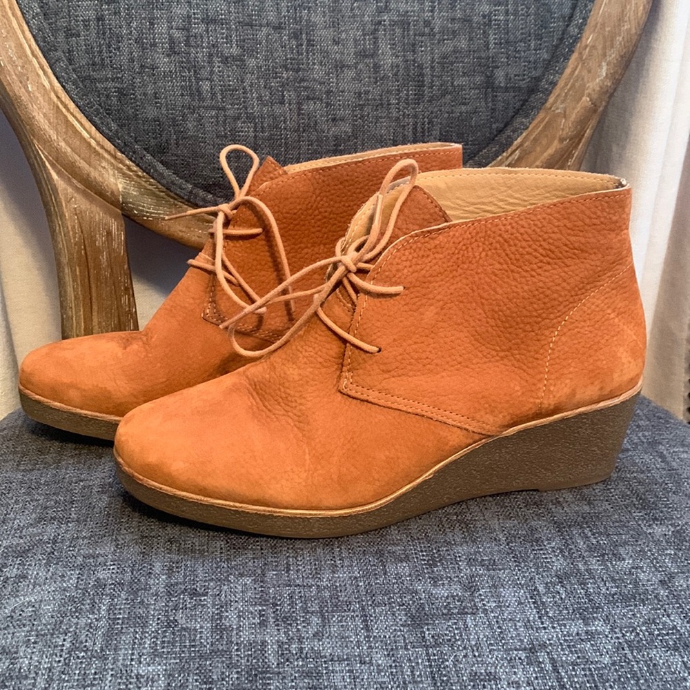 Lucky Brand Wedge Booties 9.5